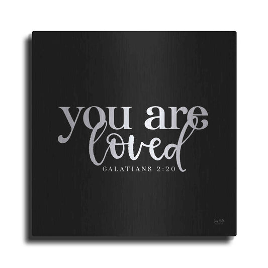 Luxe Metal Art 'You Are Loved' by Lux + Me Designs, Metal Wall Art