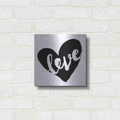 Luxe Metal Art 'Love' by Lux + Me Designs, Metal Wall Art,12x12