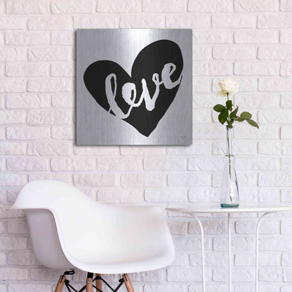 Luxe Metal Art 'Love' by Lux + Me Designs, Metal Wall Art,24x24