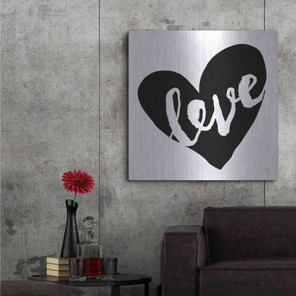 Luxe Metal Art 'Love' by Lux + Me Designs, Metal Wall Art,36x36