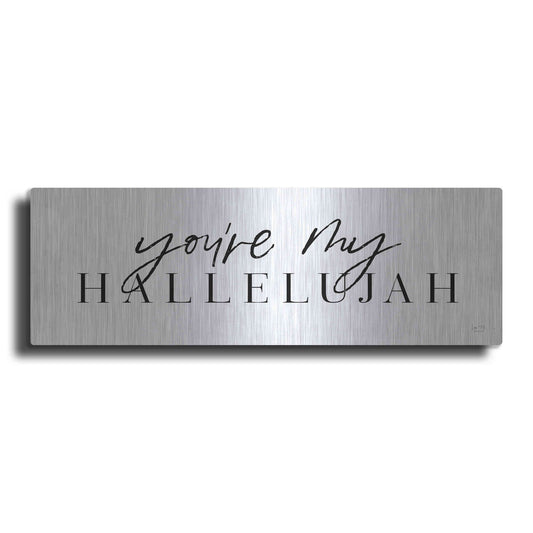 Luxe Metal Art 'You're My Hallelujah' by Lux + Me Designs, Metal Wall Art