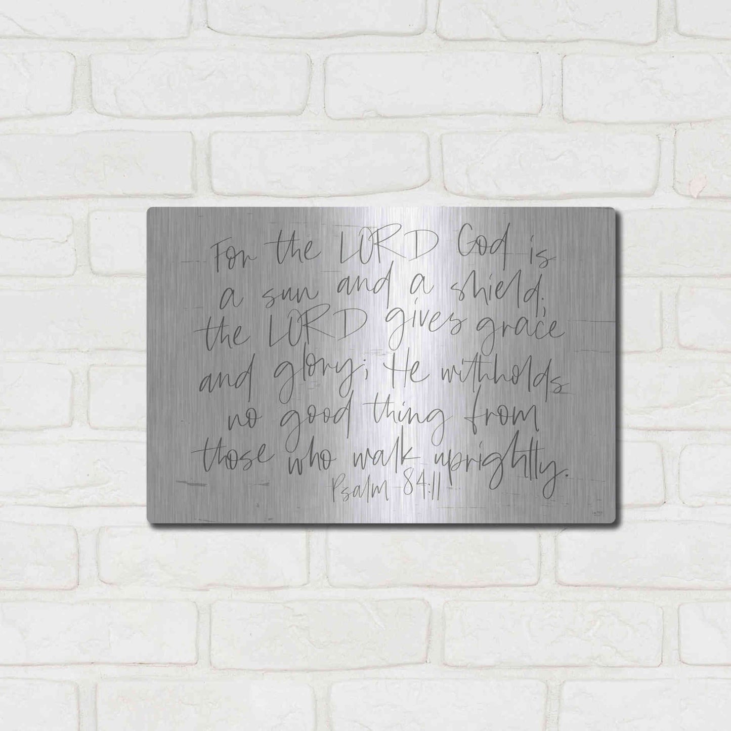Luxe Metal Art 'Sun and a Shield' by Lux + Me Designs, Metal Wall Art,16x12