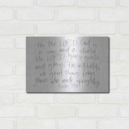 Luxe Metal Art 'Sun and a Shield' by Lux + Me Designs, Metal Wall Art,16x12
