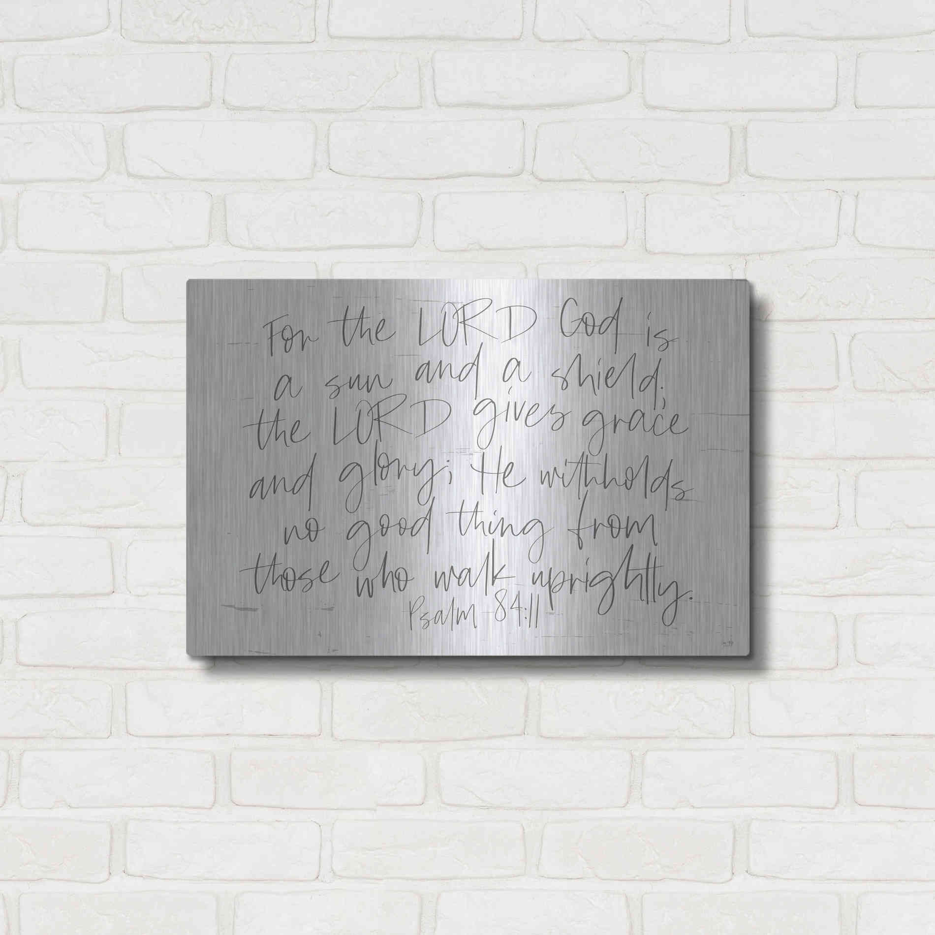 Luxe Metal Art 'Sun and a Shield' by Lux + Me Designs, Metal Wall Art,24x16