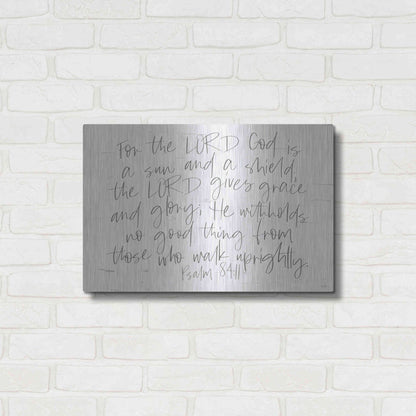 Luxe Metal Art 'Sun and a Shield' by Lux + Me Designs, Metal Wall Art,24x16