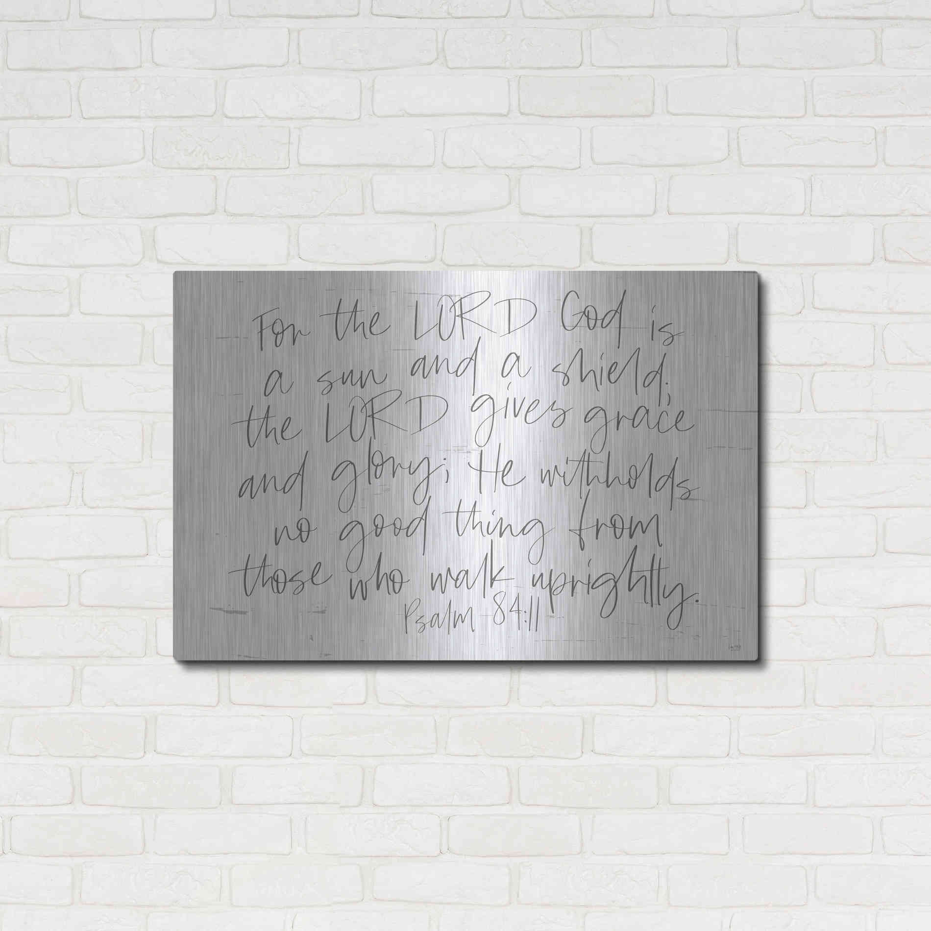 Luxe Metal Art 'Sun and a Shield' by Lux + Me Designs, Metal Wall Art,36x24