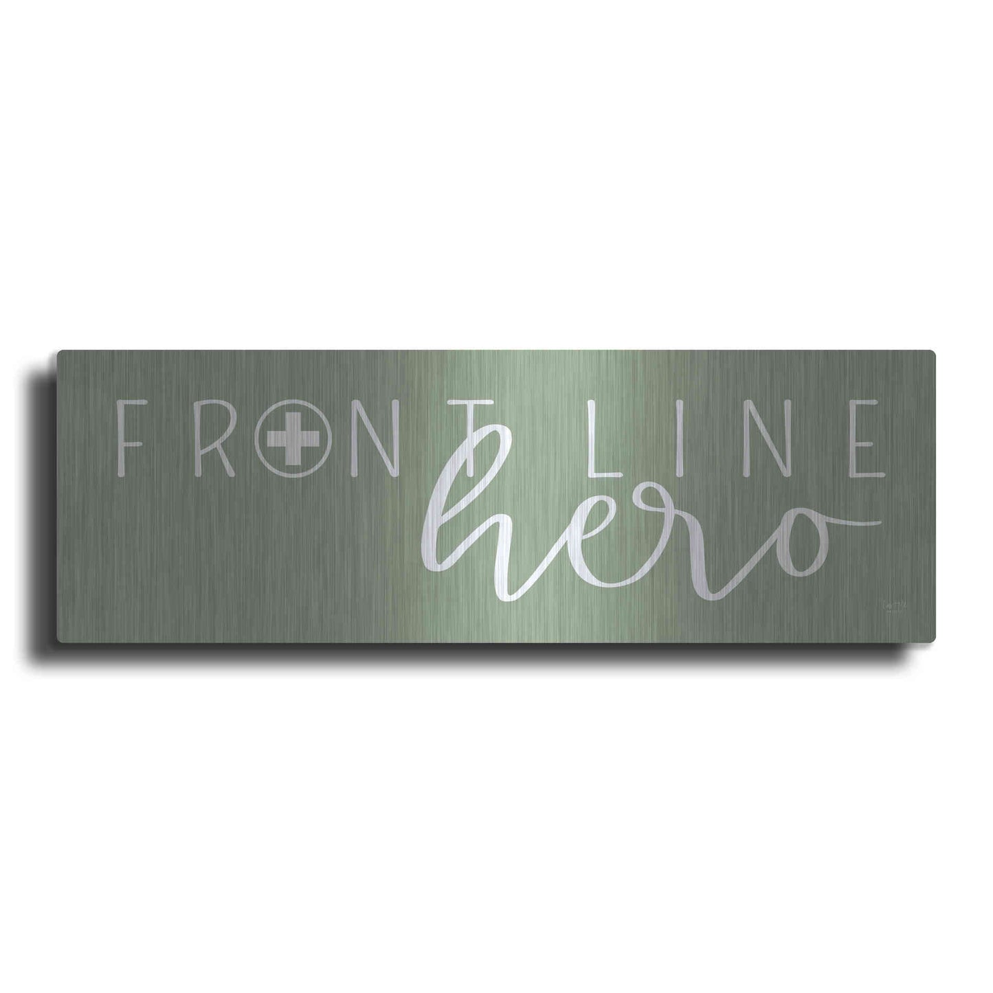 Luxe Metal Art 'Front Line Hero' by Lux + Me Designs, Metal Wall Art