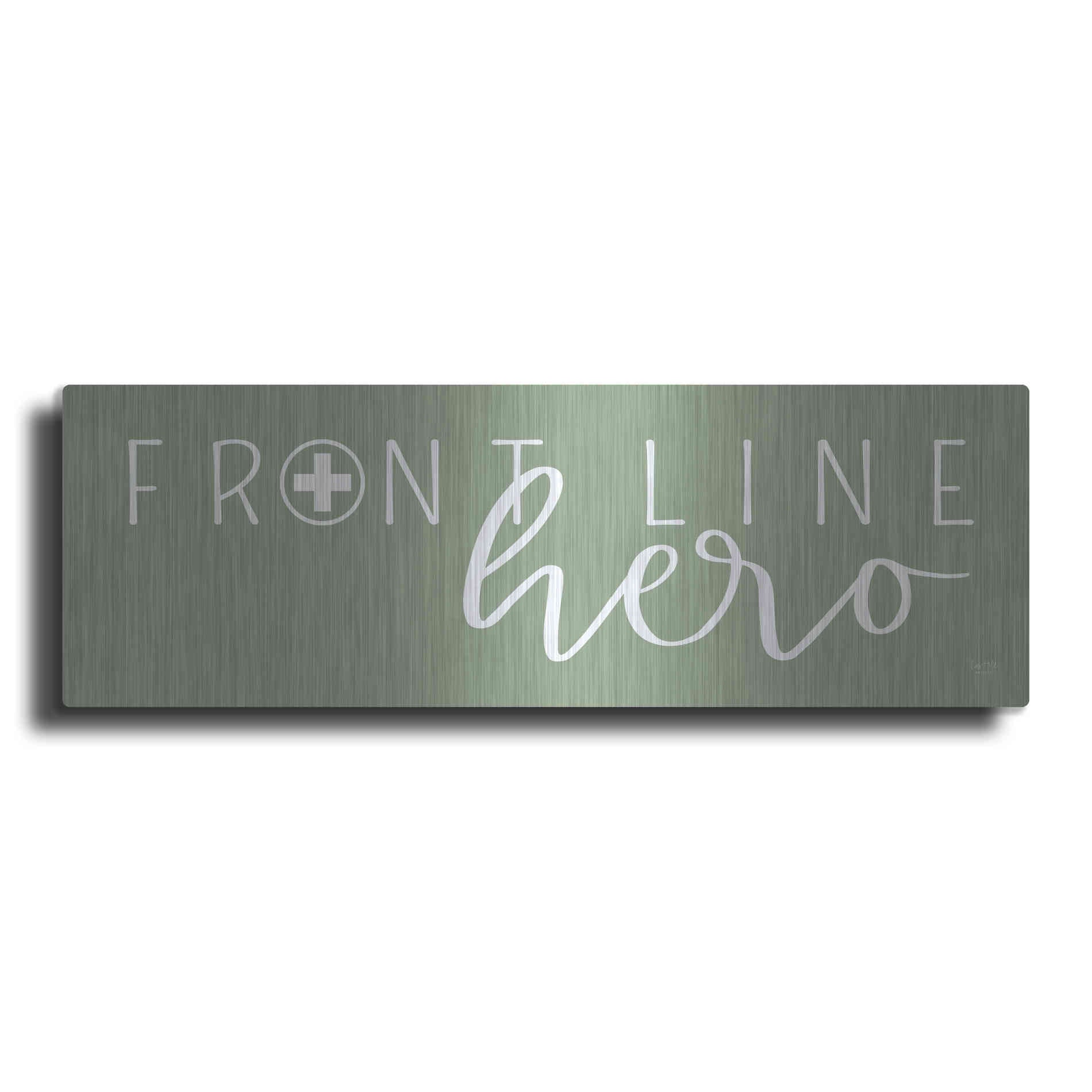Luxe Metal Art 'Front Line Hero' by Lux + Me Designs, Metal Wall Art