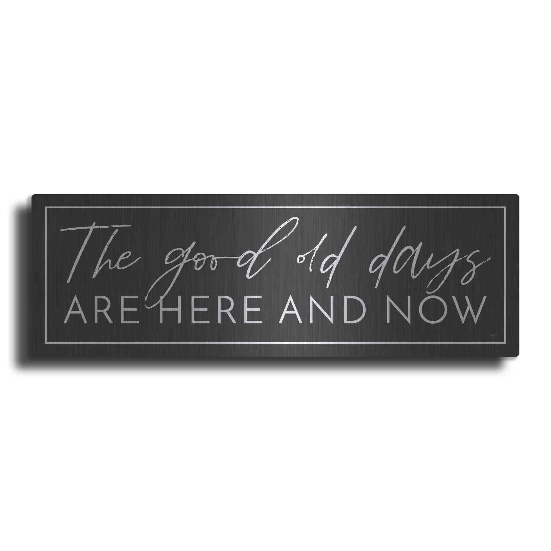 Luxe Metal Art 'The Good Old Days' by Lux + Me Designs, Metal Wall Art