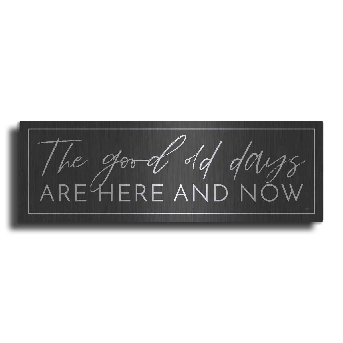 Luxe Metal Art 'The Good Old Days' by Lux + Me Designs, Metal Wall Art