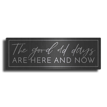 Luxe Metal Art 'The Good Old Days' by Lux + Me Designs, Metal Wall Art