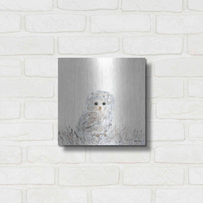 Luxe Metal Art 'Good Night Little One' by Roey Ebert, Metal Wall Art,12x12