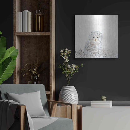 Luxe Metal Art 'Good Night Little One' by Roey Ebert, Metal Wall Art,24x24