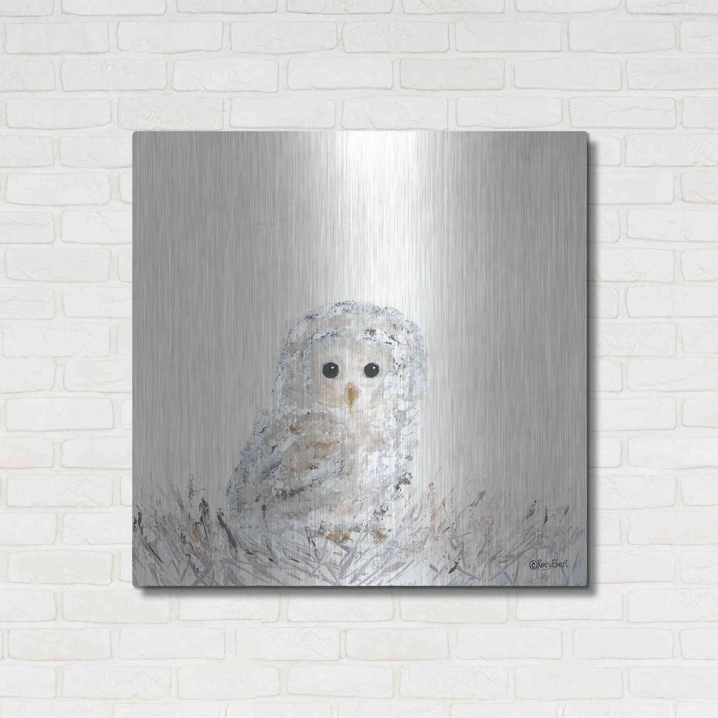 Luxe Metal Art 'Good Night Little One' by Roey Ebert, Metal Wall Art,36x36