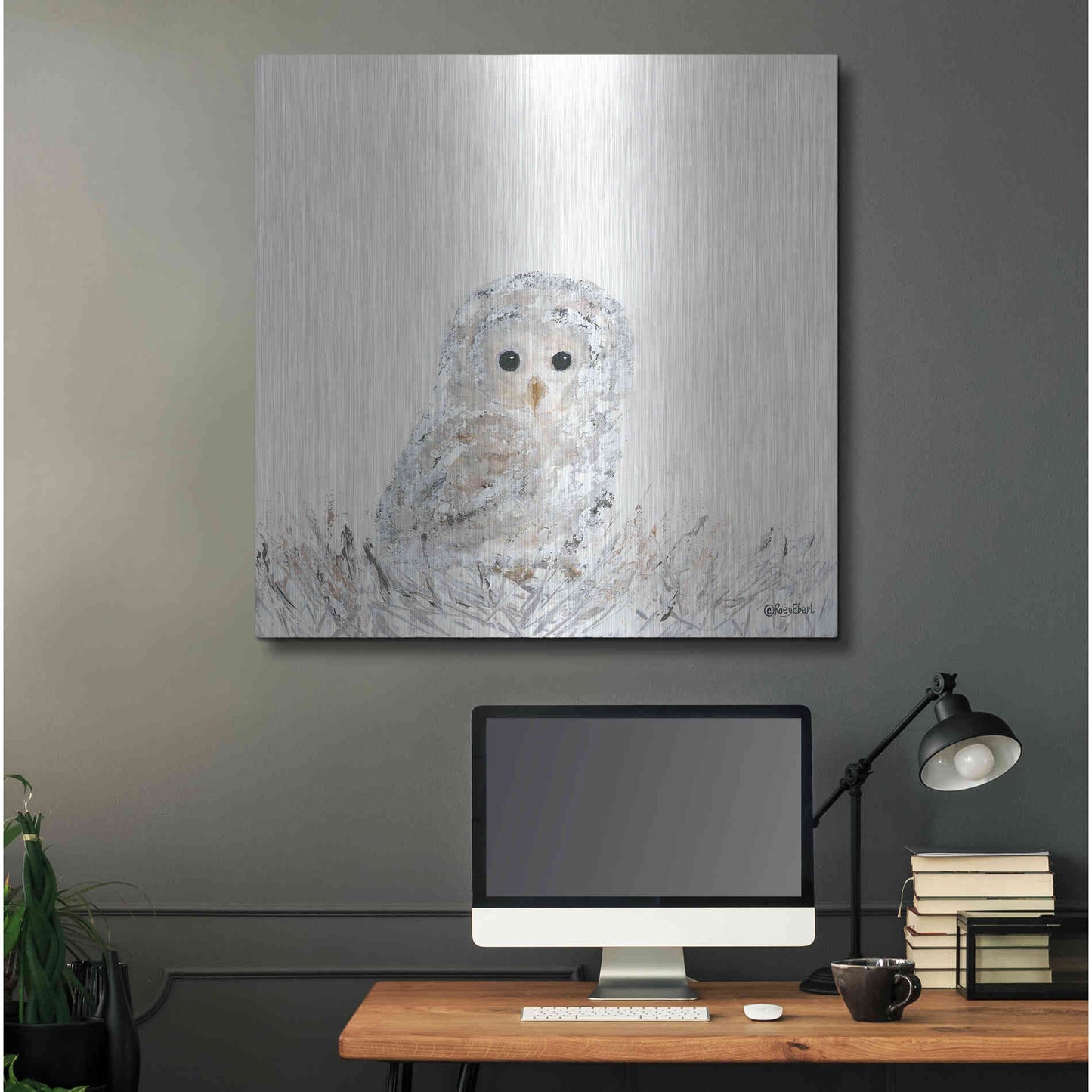 Luxe Metal Art 'Good Night Little One' by Roey Ebert, Metal Wall Art,36x36