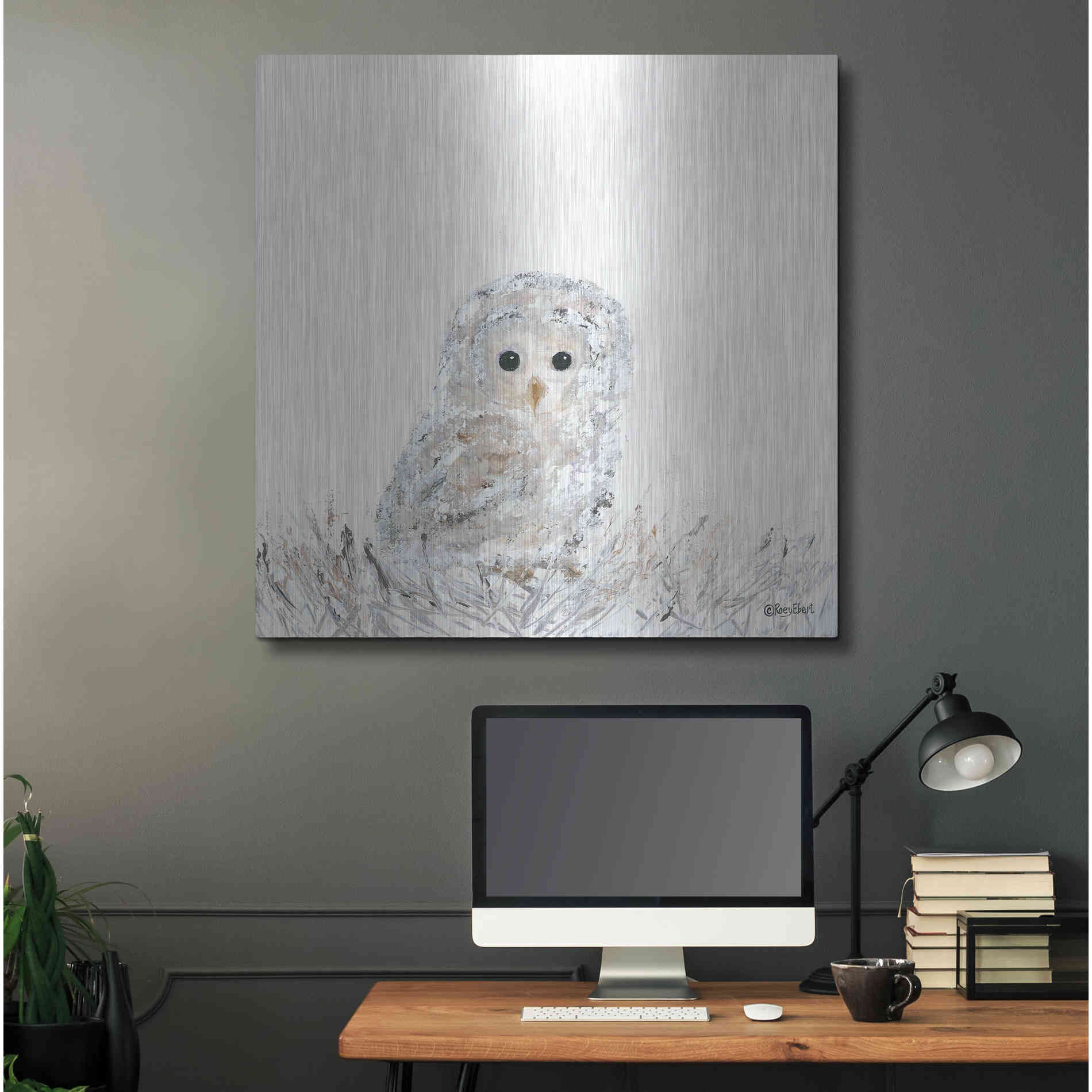 Luxe Metal Art 'Good Night Little One' by Roey Ebert, Metal Wall Art,36x36
