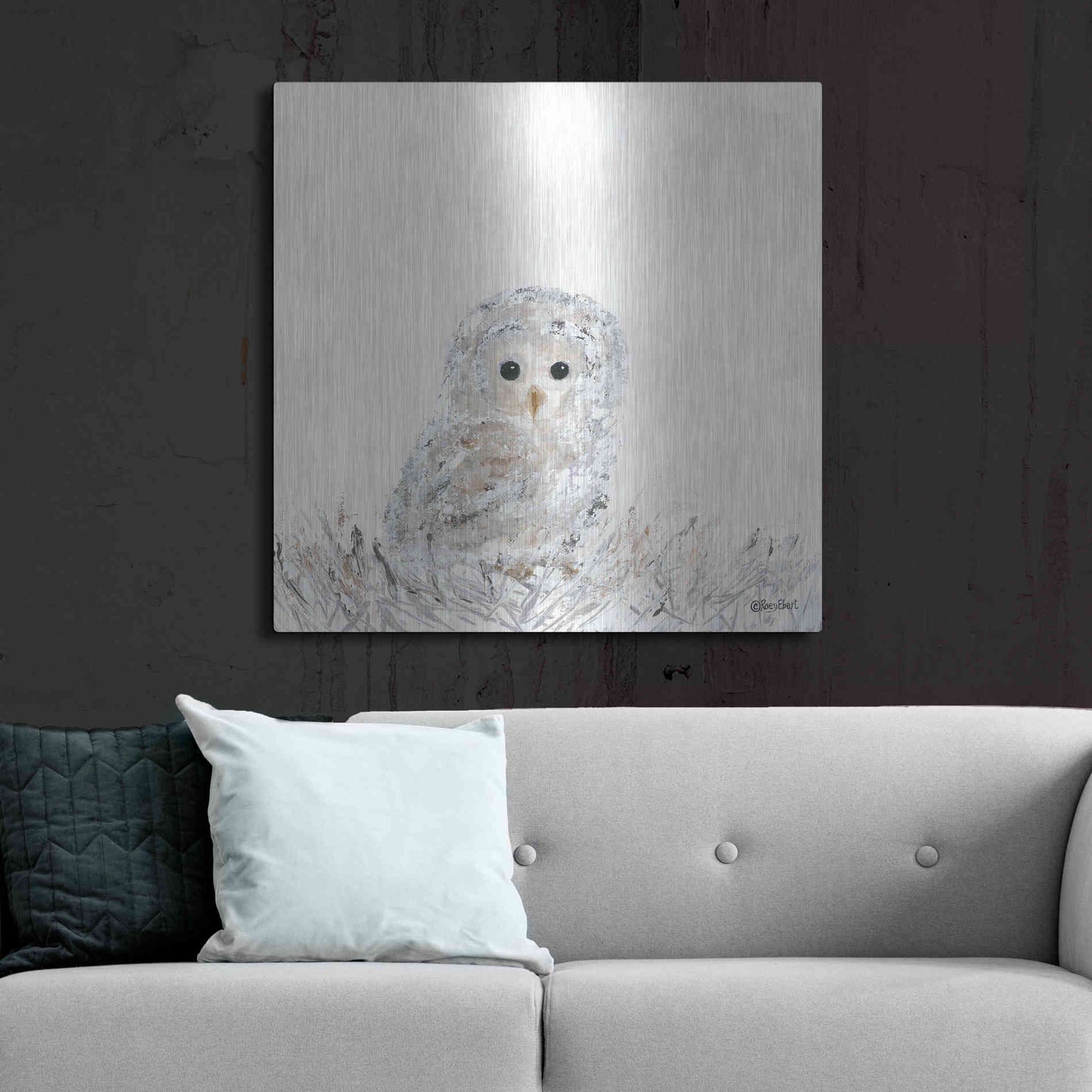 Luxe Metal Art 'Good Night Little One' by Roey Ebert, Metal Wall Art,36x36