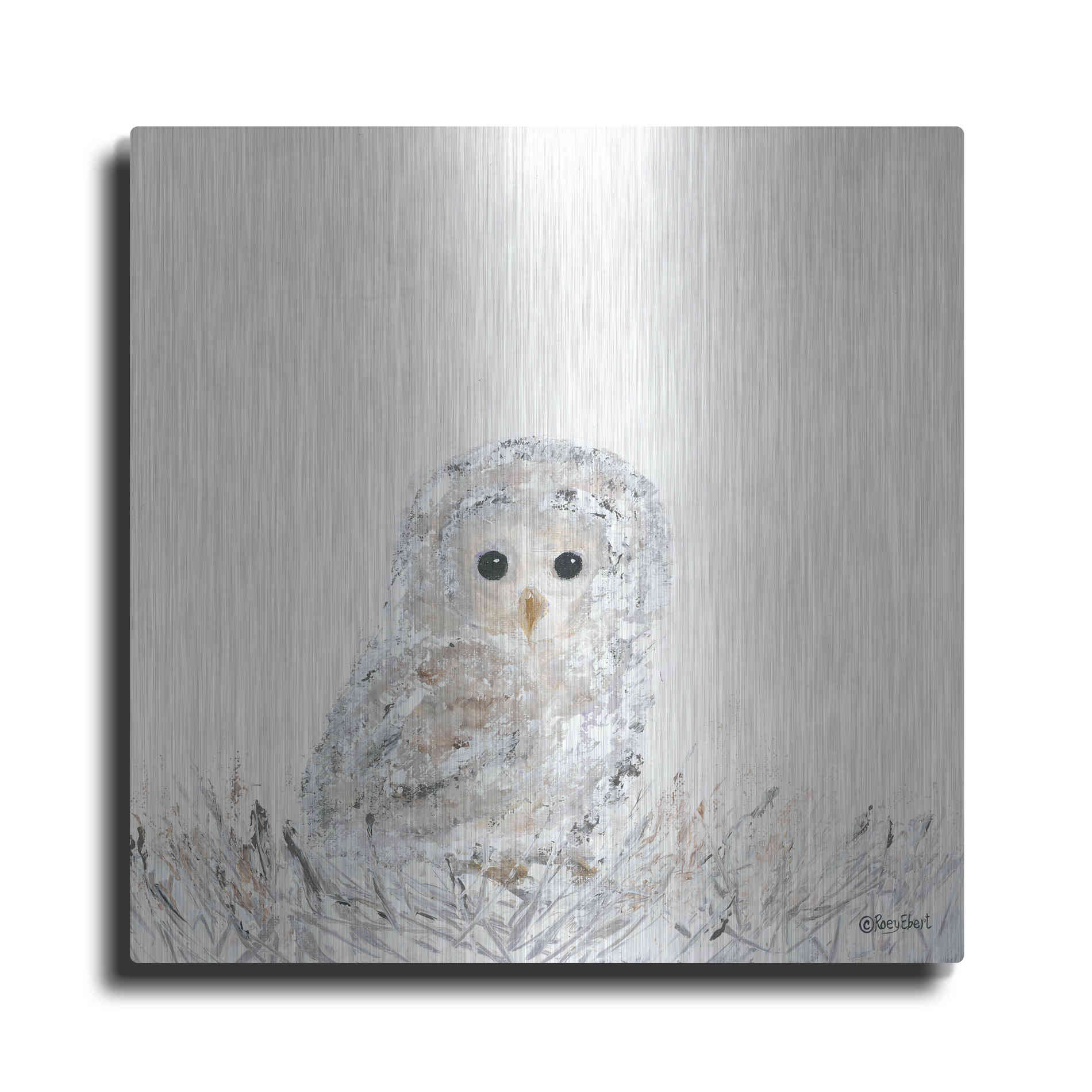 Luxe Metal Art 'Good Night Little One' by Roey Ebert, Metal Wall Art