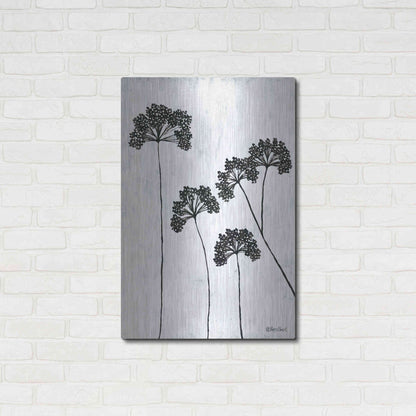 Luxe Metal Art 'Queen Anne's Lace II' by Roey Ebert, Metal Wall Art,24x36