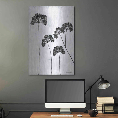 Luxe Metal Art 'Queen Anne's Lace II' by Roey Ebert, Metal Wall Art,24x36