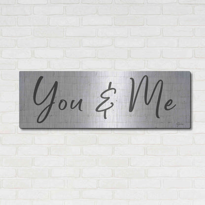 Luxe Metal Art 'You & Me' by Susie Boyer, Metal Wall Art,48x16
