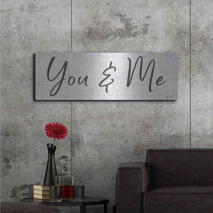 Luxe Metal Art 'You & Me' by Susie Boyer, Metal Wall Art,48x16