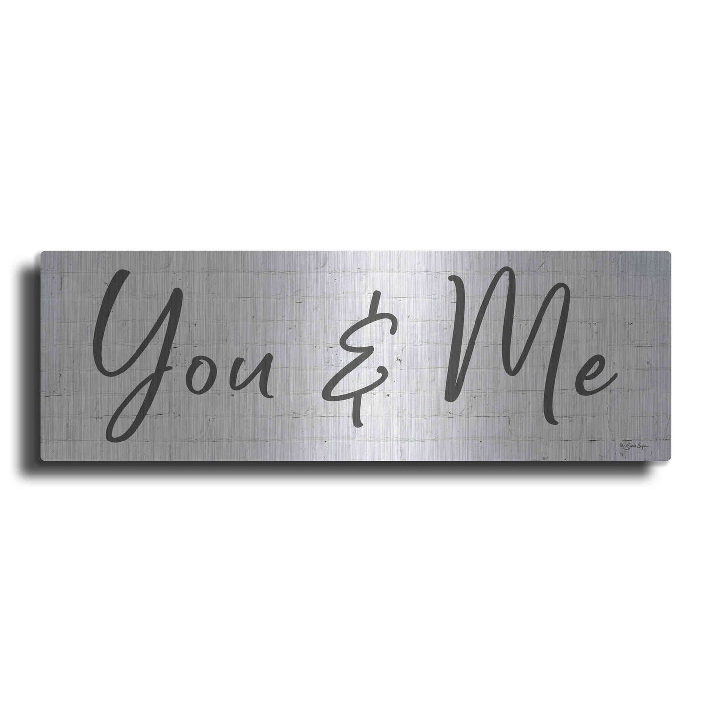 Luxe Metal Art 'You & Me' by Susie Boyer, Metal Wall Art