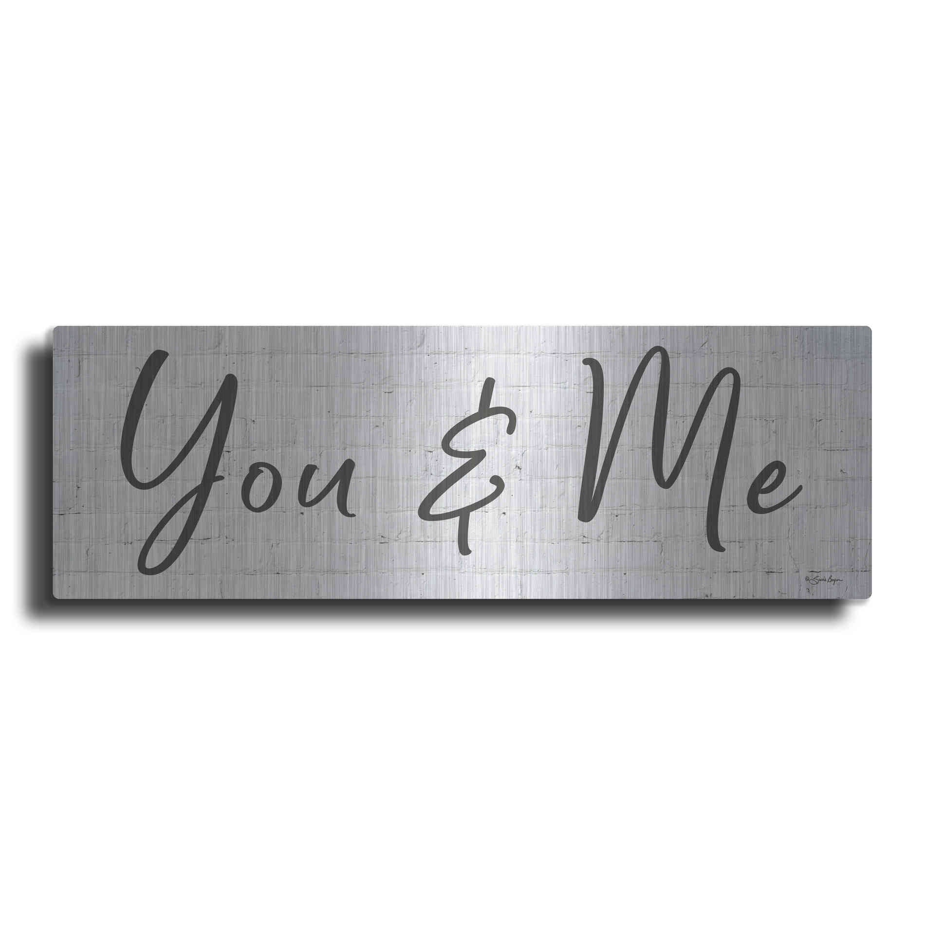 Luxe Metal Art 'You & Me' by Susie Boyer, Metal Wall Art