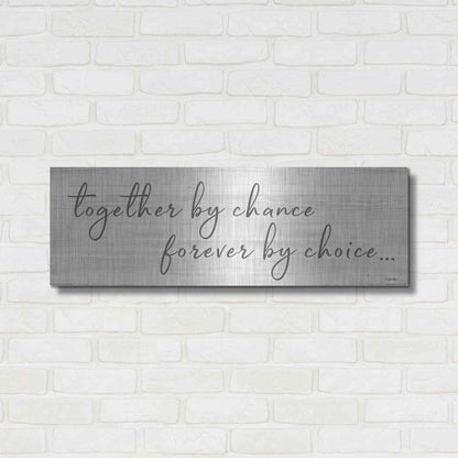 Luxe Metal Art 'Together' by Chance' by Susie Boyer, Metal Wall Art,36x12