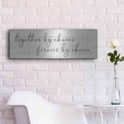 Luxe Metal Art 'Together' by Chance' by Susie Boyer, Metal Wall Art,36x12