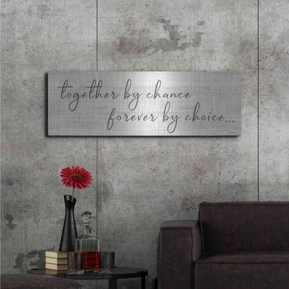 Luxe Metal Art 'Together' by Chance' by Susie Boyer, Metal Wall Art,48x16