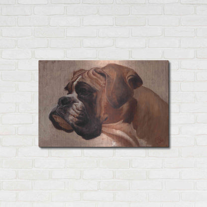 Luxe Metal Art 'Boxer' by Thomas Fluharty, Metal Wall Art,36x24