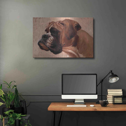 Luxe Metal Art 'Boxer' by Thomas Fluharty, Metal Wall Art,36x24