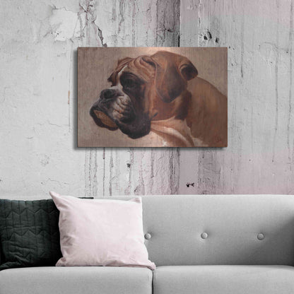 Luxe Metal Art 'Boxer' by Thomas Fluharty, Metal Wall Art,36x24