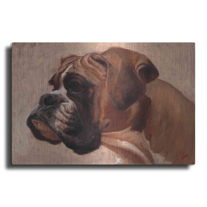 Luxe Metal Art 'Boxer' by Thomas Fluharty, Metal Wall Art