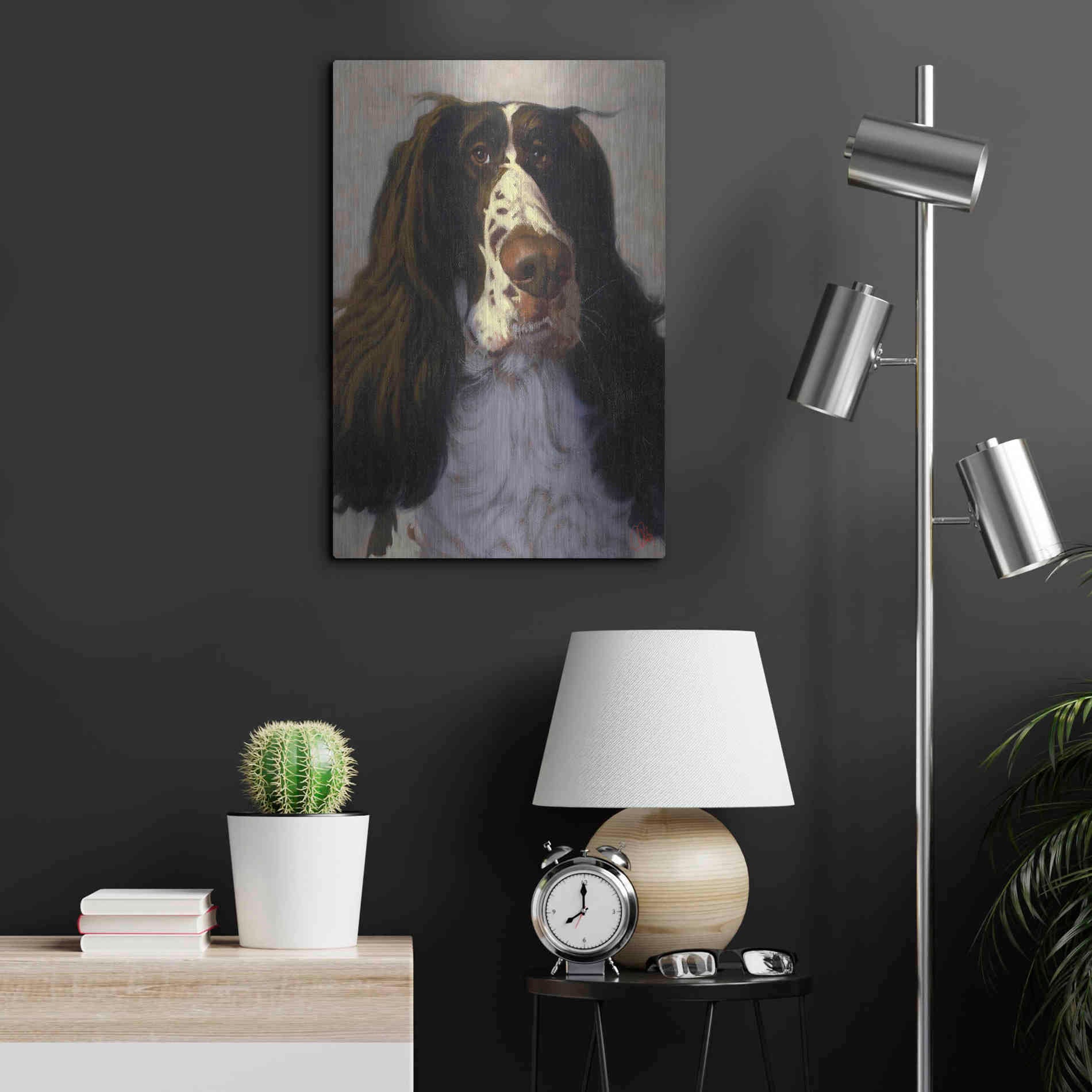 Luxe Metal Art 'Springer' by Thomas Fluharty, Metal Wall Art,16x24