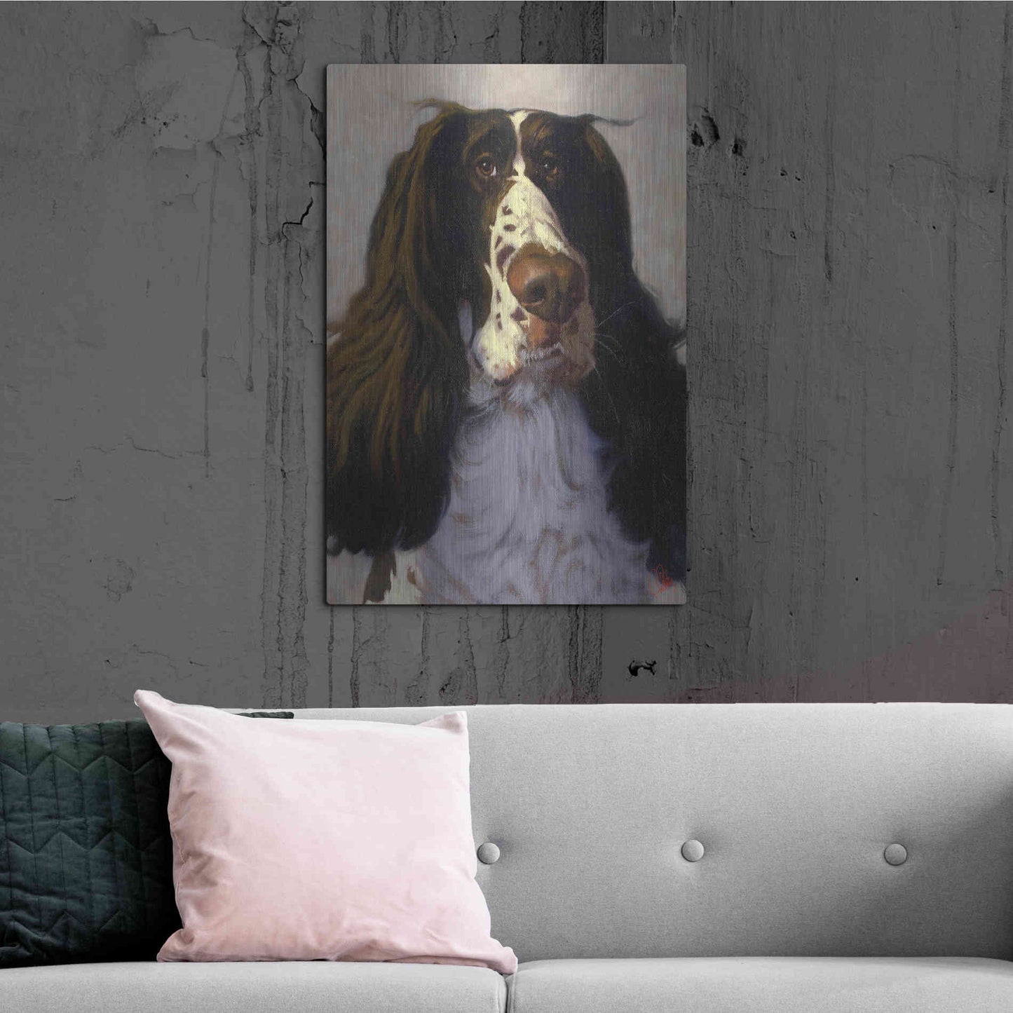 Luxe Metal Art 'Springer' by Thomas Fluharty, Metal Wall Art,24x36