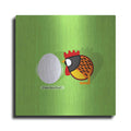 Luxe Metal Art 'Here First' by Chuck Wimmer, Metal Wall Art