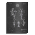 Luxe Metal Art 'Tattoo Machine Blueprint Patent Chalkboard' Metal Wall Art