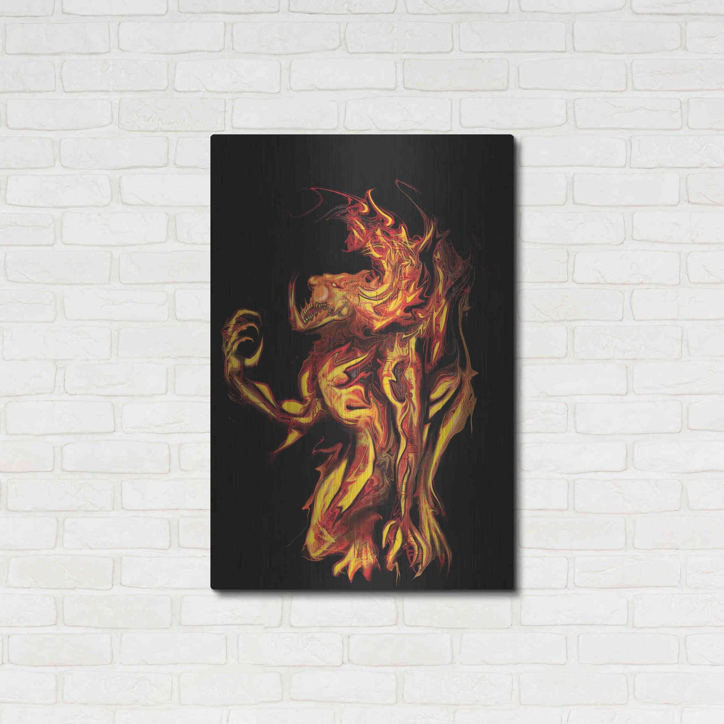 Luxe Metal Art 'I Am The Storm' by Michael Stewart, Metal Wall Art,24x36