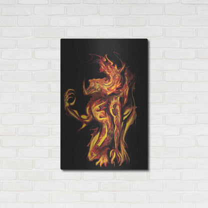 Luxe Metal Art 'I Am The Storm' by Michael Stewart, Metal Wall Art,24x36