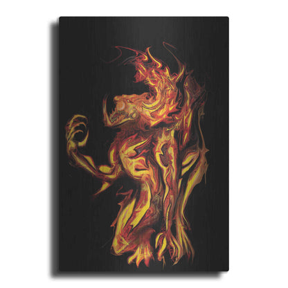 Luxe Metal Art 'I Am The Storm' by Michael Stewart, Metal Wall Art