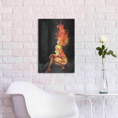 Luxe Metal Art 'Medusa' by Michael Stewart, Metal Wall Art,16x24