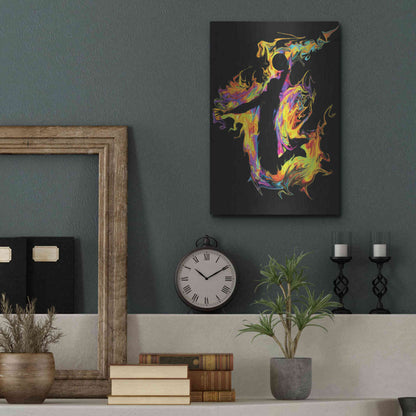 Luxe Metal Art 'Slam' by Michael Stewart, Metal Wall Art,12x16