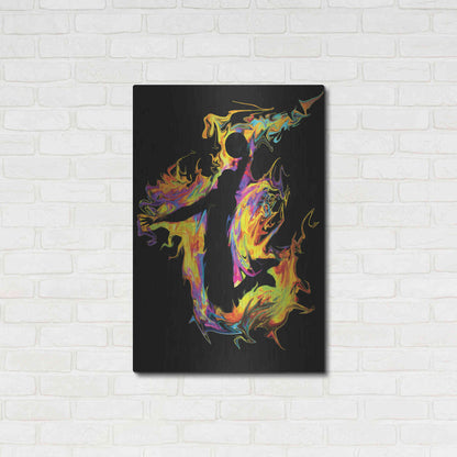 Luxe Metal Art 'Slam' by Michael Stewart, Metal Wall Art,24x36