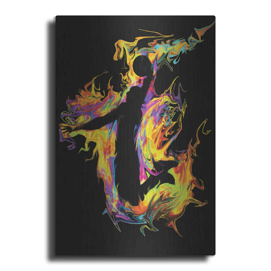 Luxe Metal Art 'Slam' by Michael Stewart, Metal Wall Art