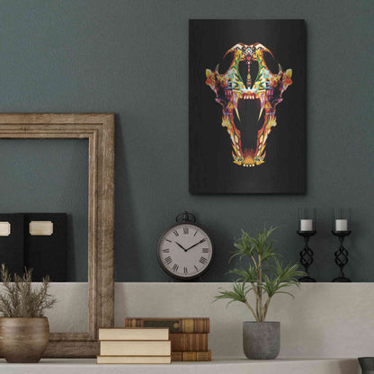 Luxe Metal Art 'Undead Lone Wolf' by Michael Stewart, Metal Wall Art,12x16