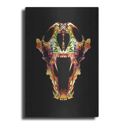 Luxe Metal Art 'Undead Lone Wolf' by Michael Stewart, Metal Wall Art