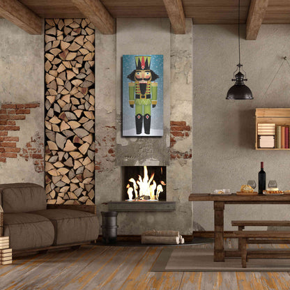 Luxe Metal Art 'Nutcracker Bright II' by Ryan Fowler, Metal Wall Art,24x48