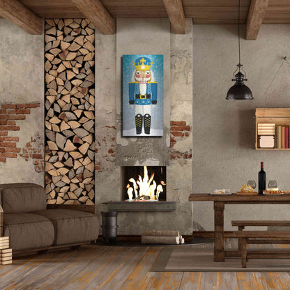 Luxe Metal Art 'Nutcracker Bright III' by Ryan Fowler, Metal Wall Art,24x48